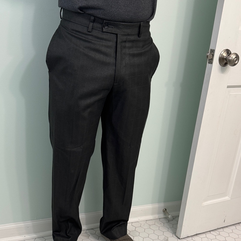 Van Heusen Charcoal Dress Pants